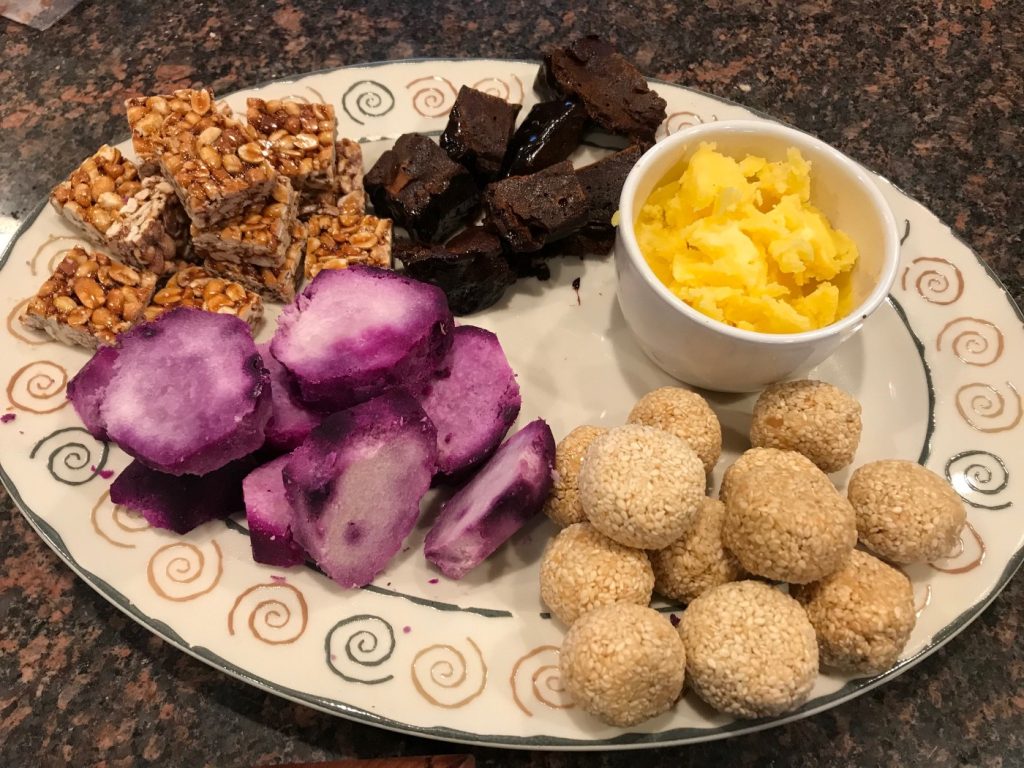 Maghe Sankranti foods in plate